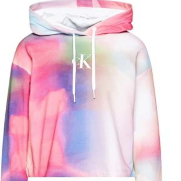 CALVIN KLEIN women’s hoodie multi-coloured size medium - Picture 2 of 15